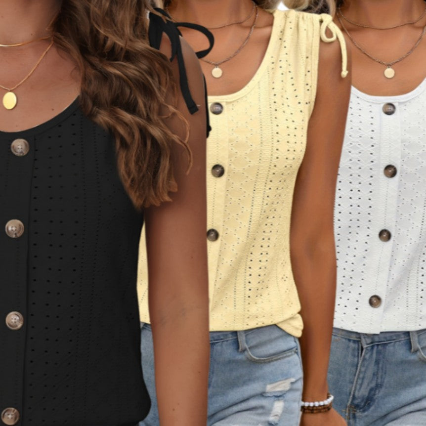 Avenra Eyelet Button Tank Set