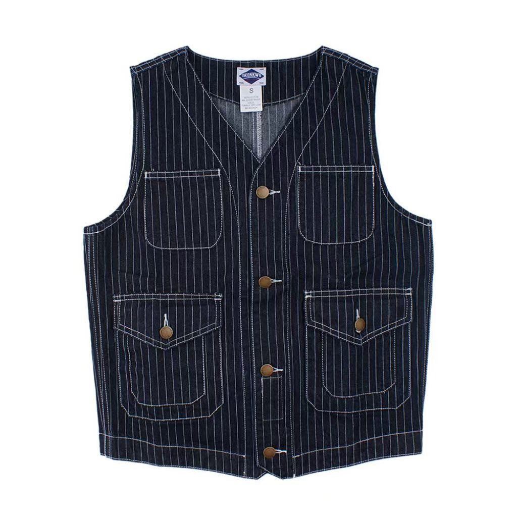Kaelen Striped Utility Vest