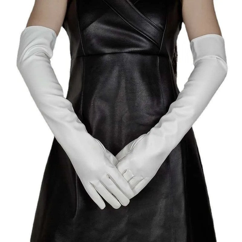 Orvanna Gloss Leather Gloves