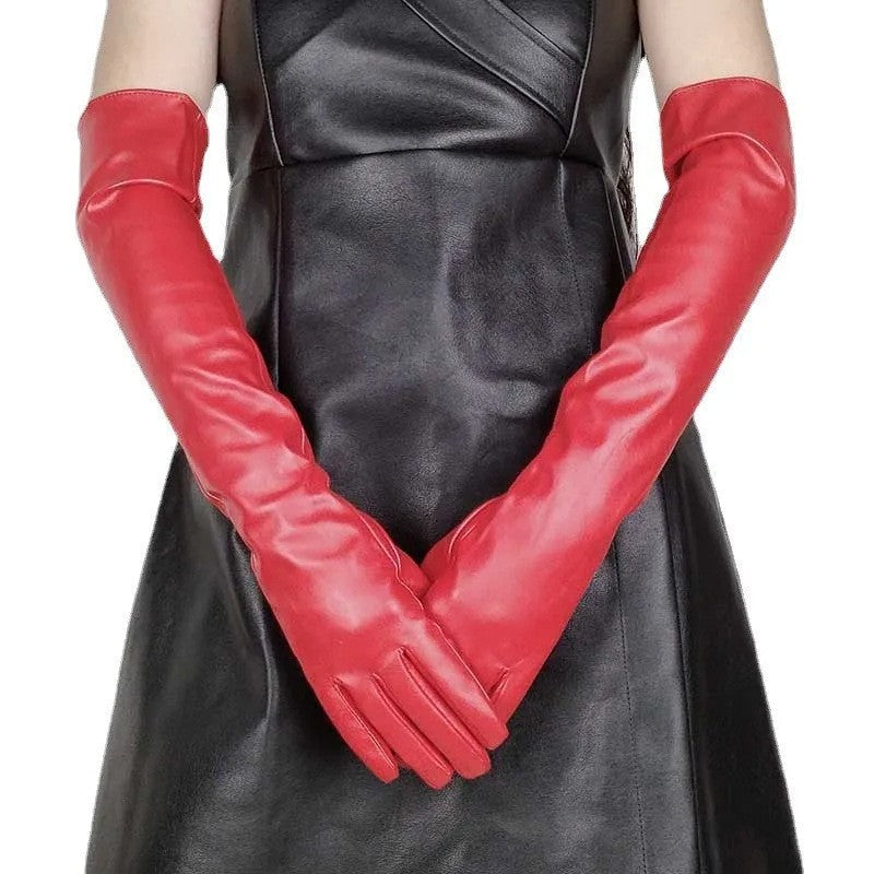 Orvanna Gloss Leather Gloves