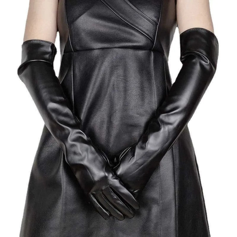 Orvanna Gloss Leather Gloves