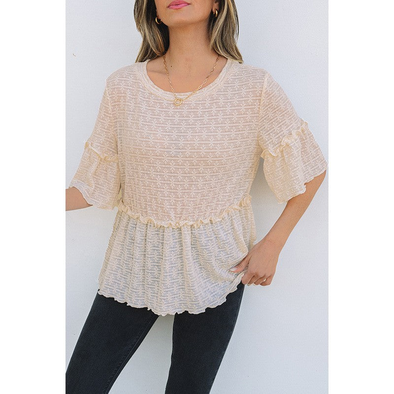 Sorelia Chiffon Pullover Blouse